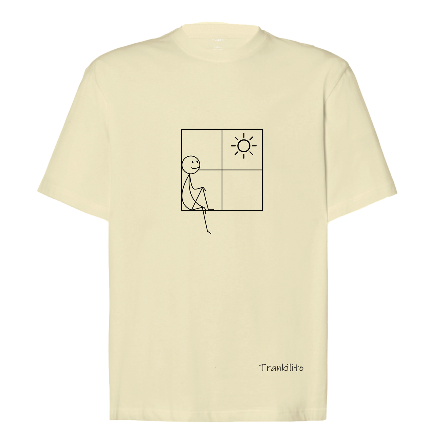 Camiseta Oversized Trankilito sentado