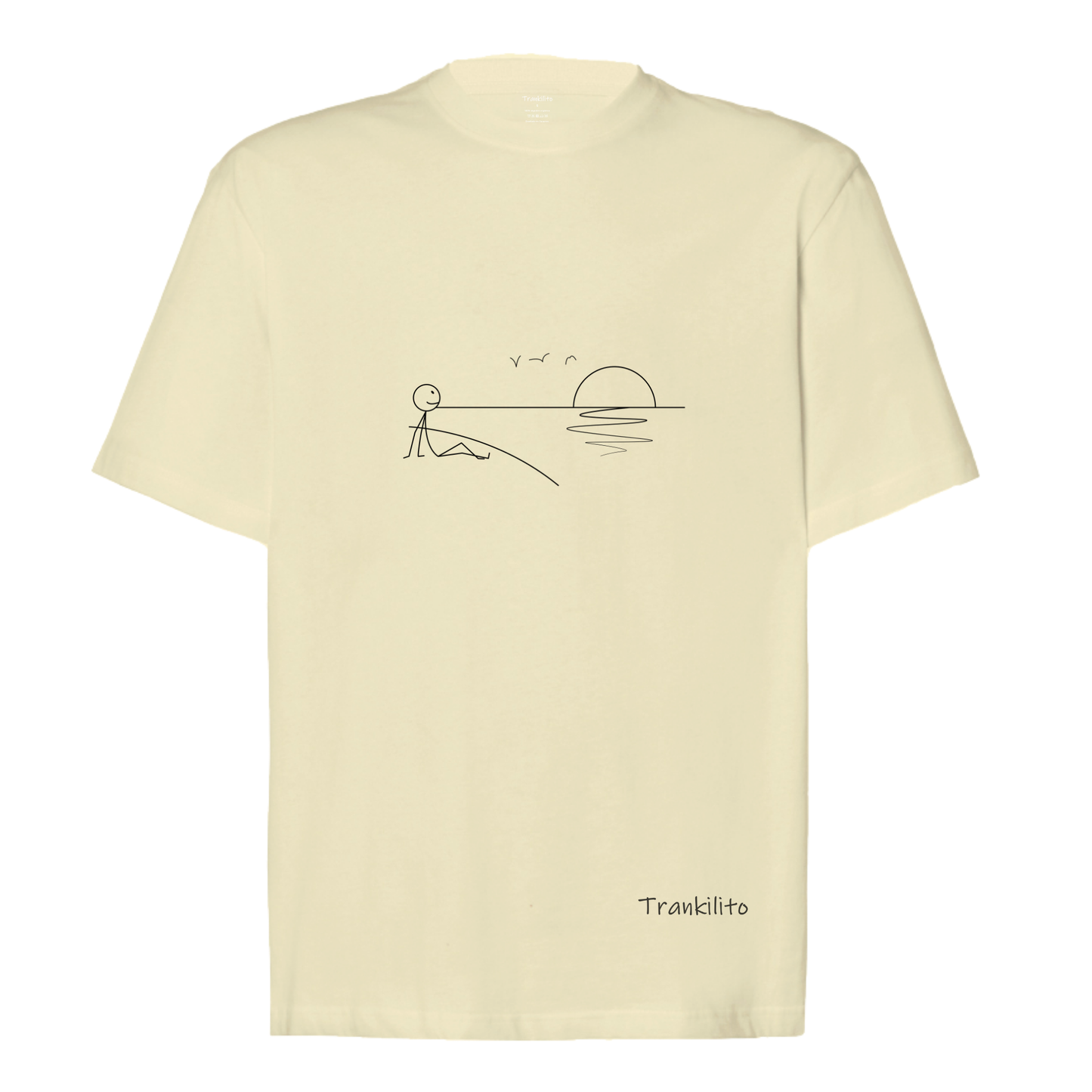 Camiseta Oversized Trankilito al atardecer