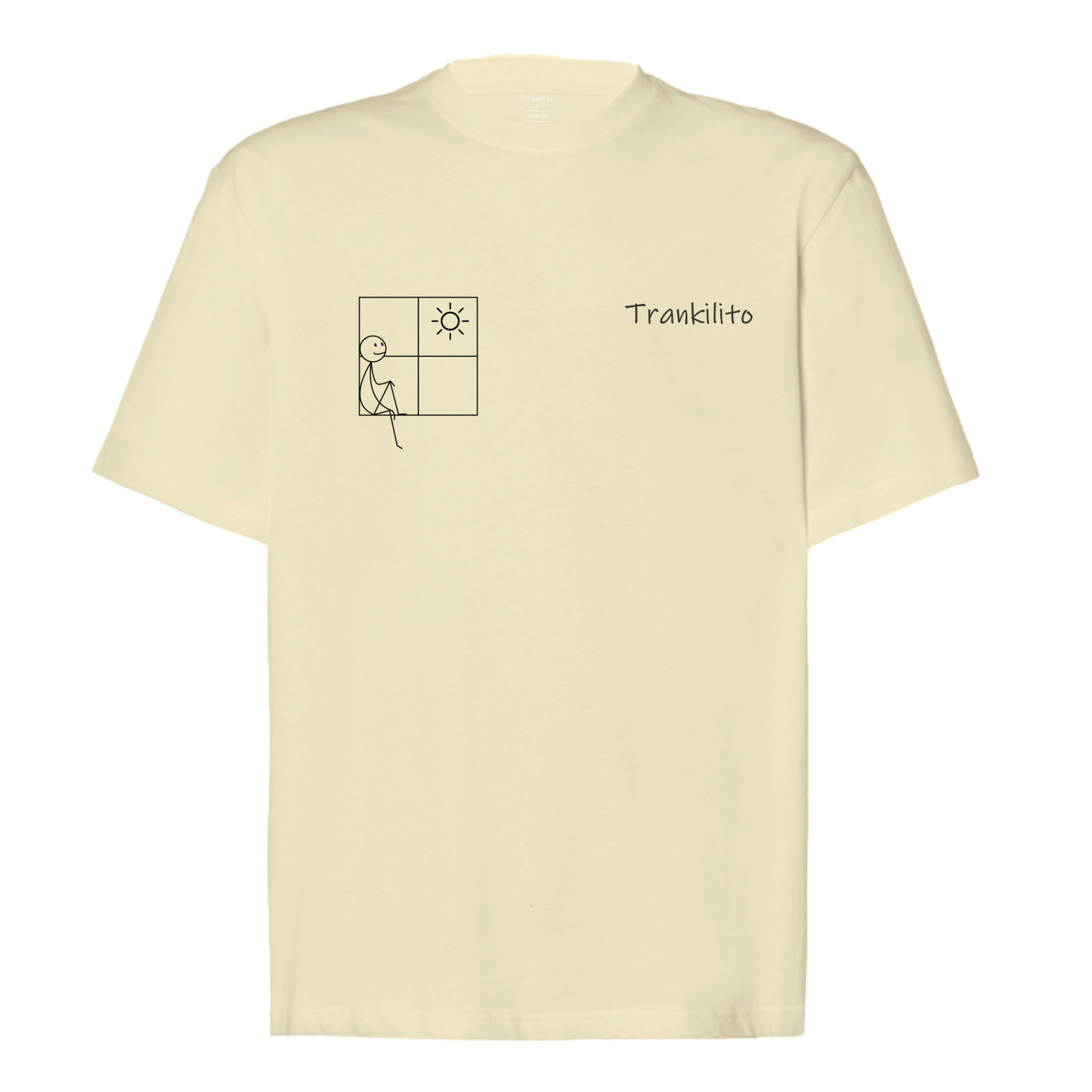 Camiseta Oversized Trankilito sentadito