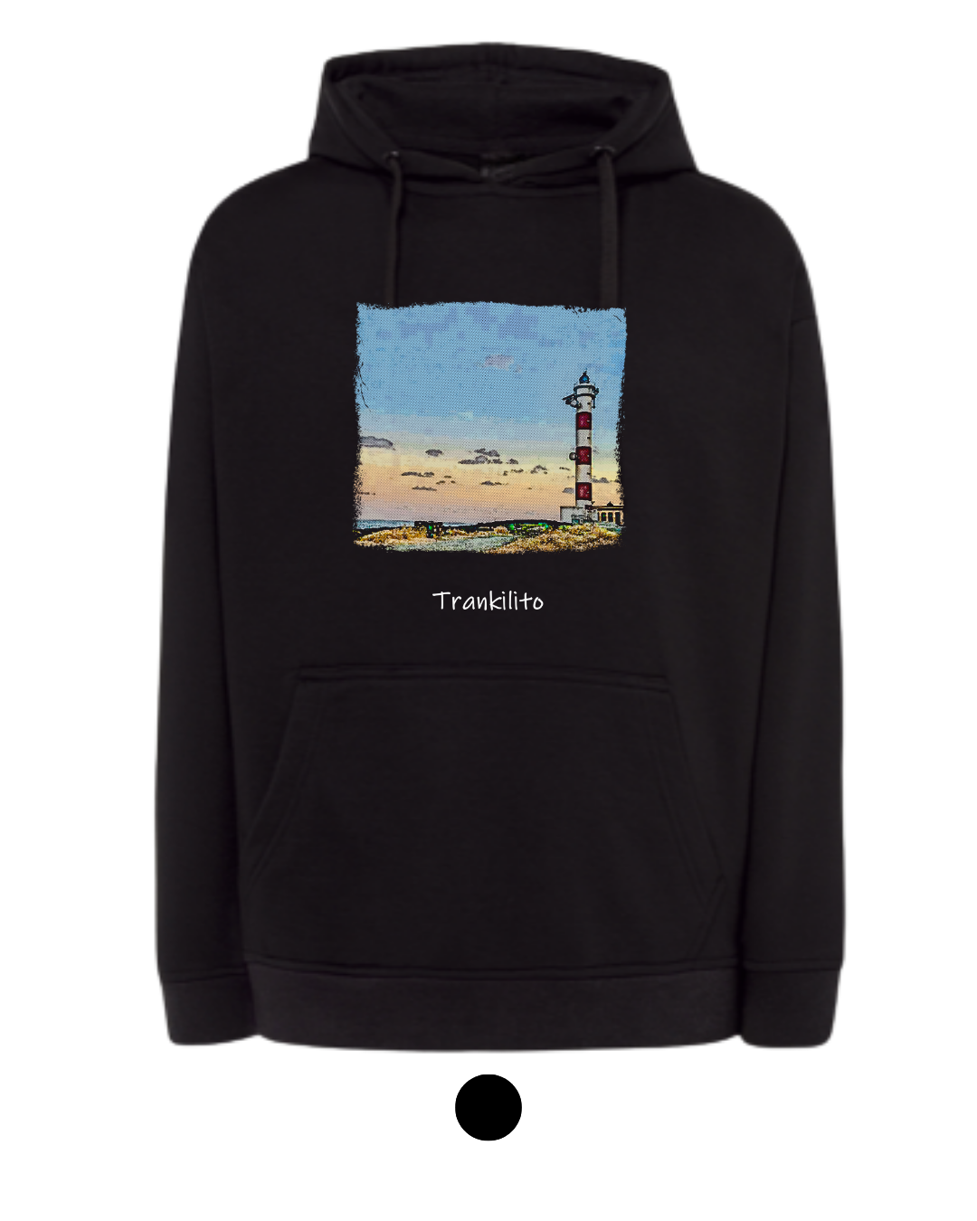 Sudadera Trankilito desde la ventana