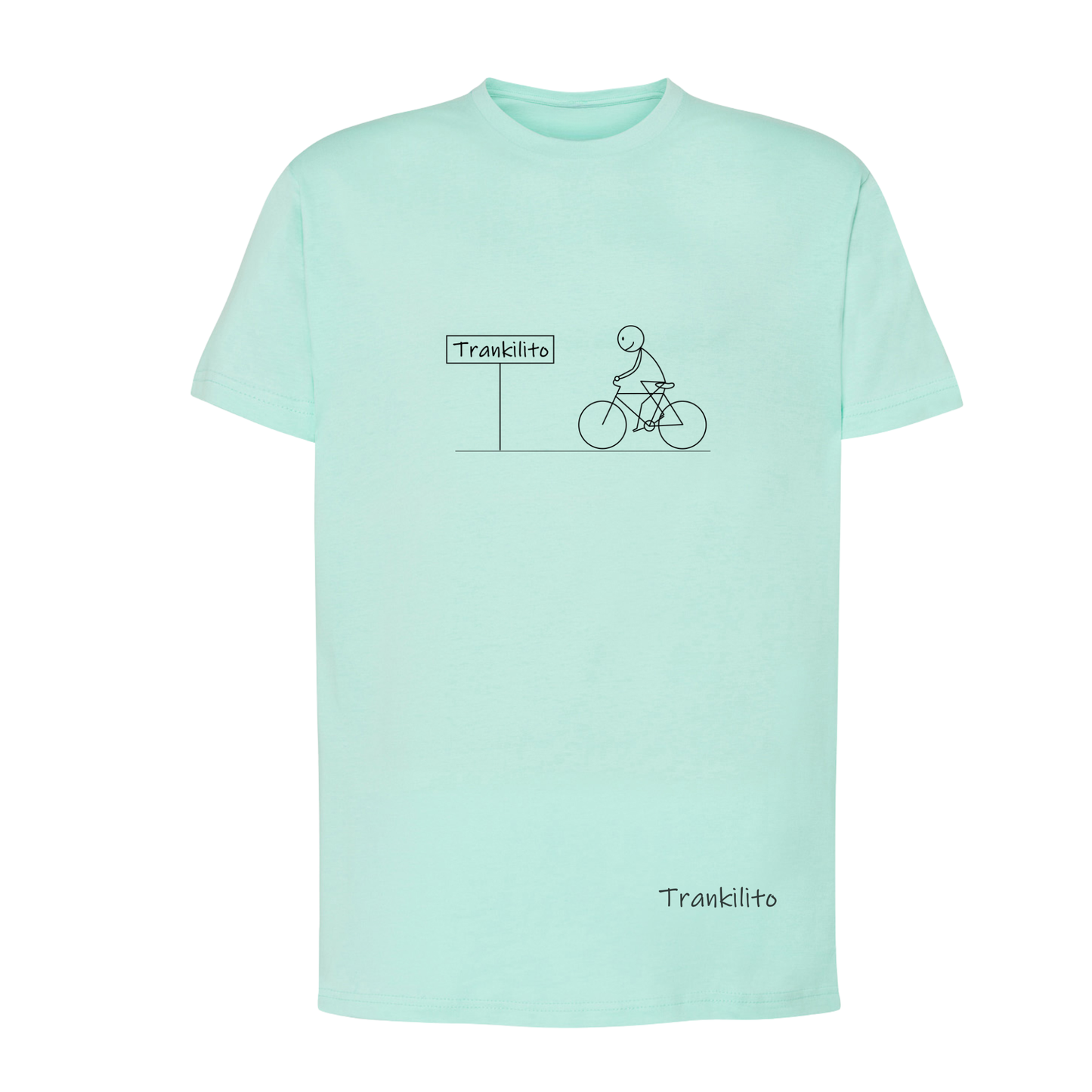 Camiseta Trankilito sobre ruedas