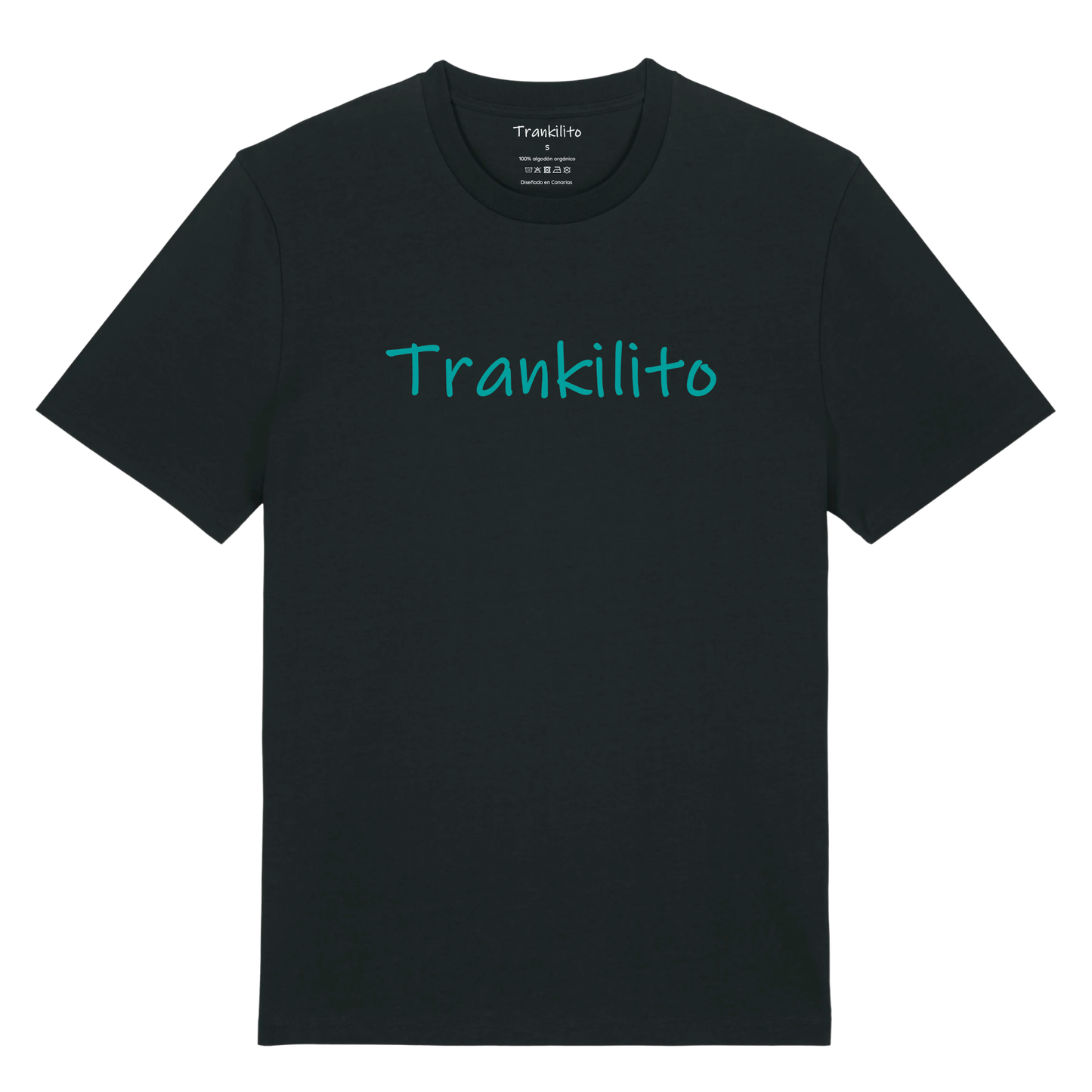 Camiseta Trankilito - Logo Grande Azul | Hombre | Orgánico