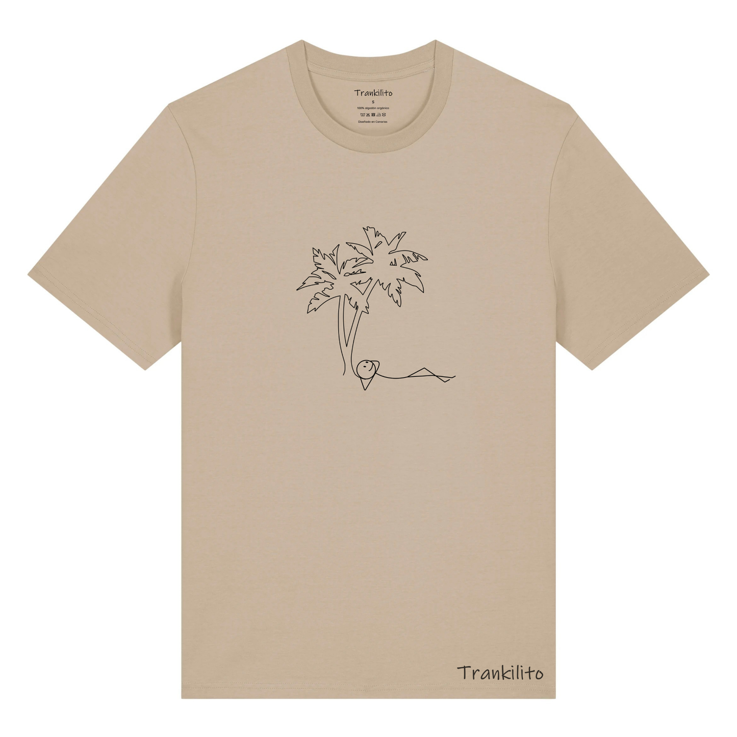 Camiseta Trankilito a la sombra | Hombre | Orgánico