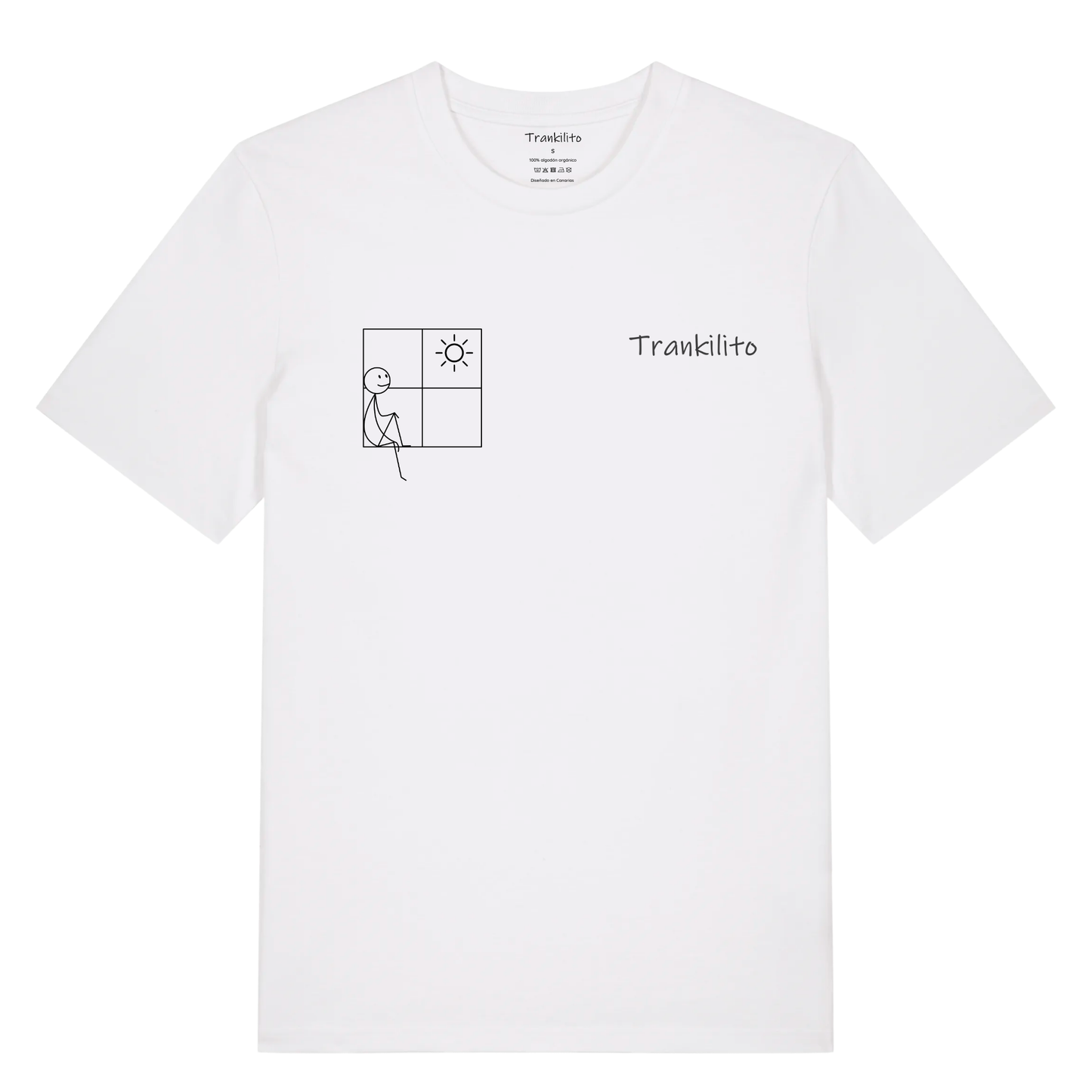 Trankilito T-shirt | Large White Logo