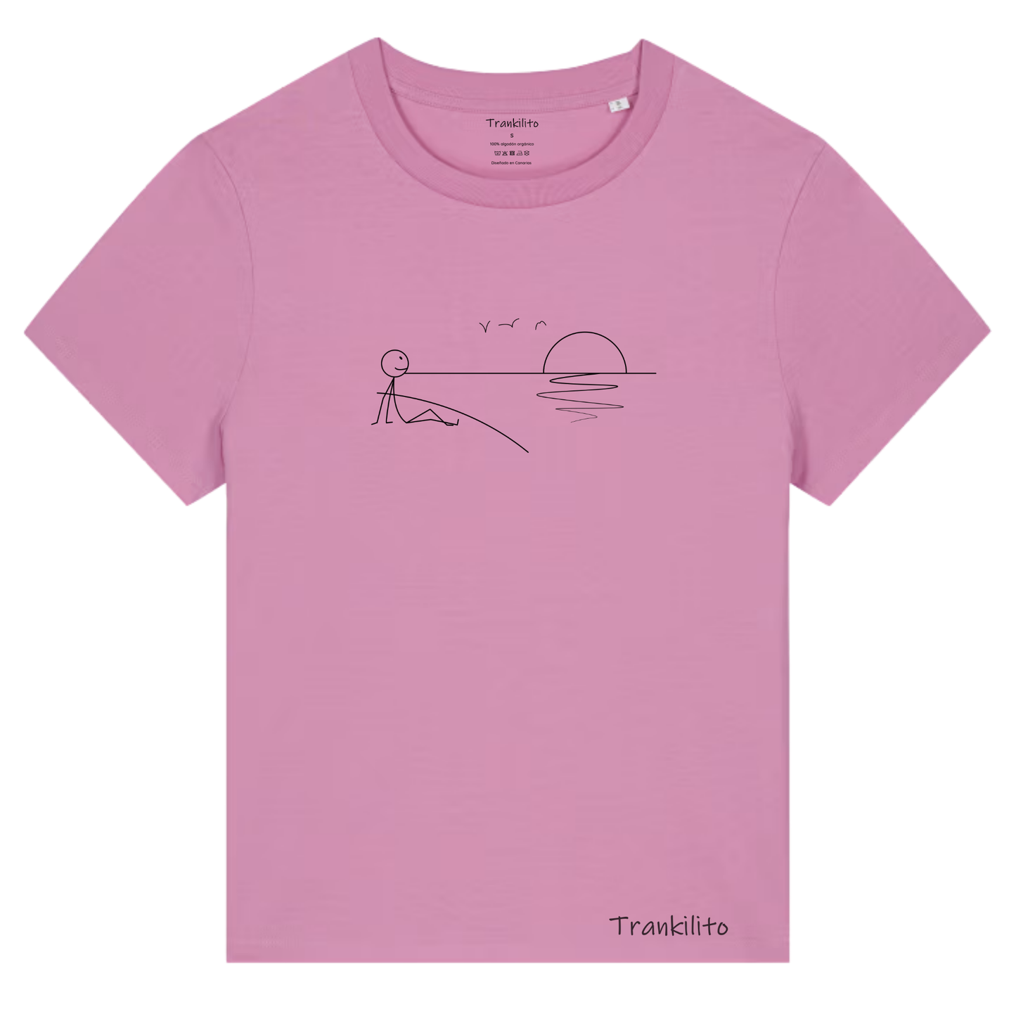 Camiseta Trankilito al atardecer | Mujer | Orgánico
