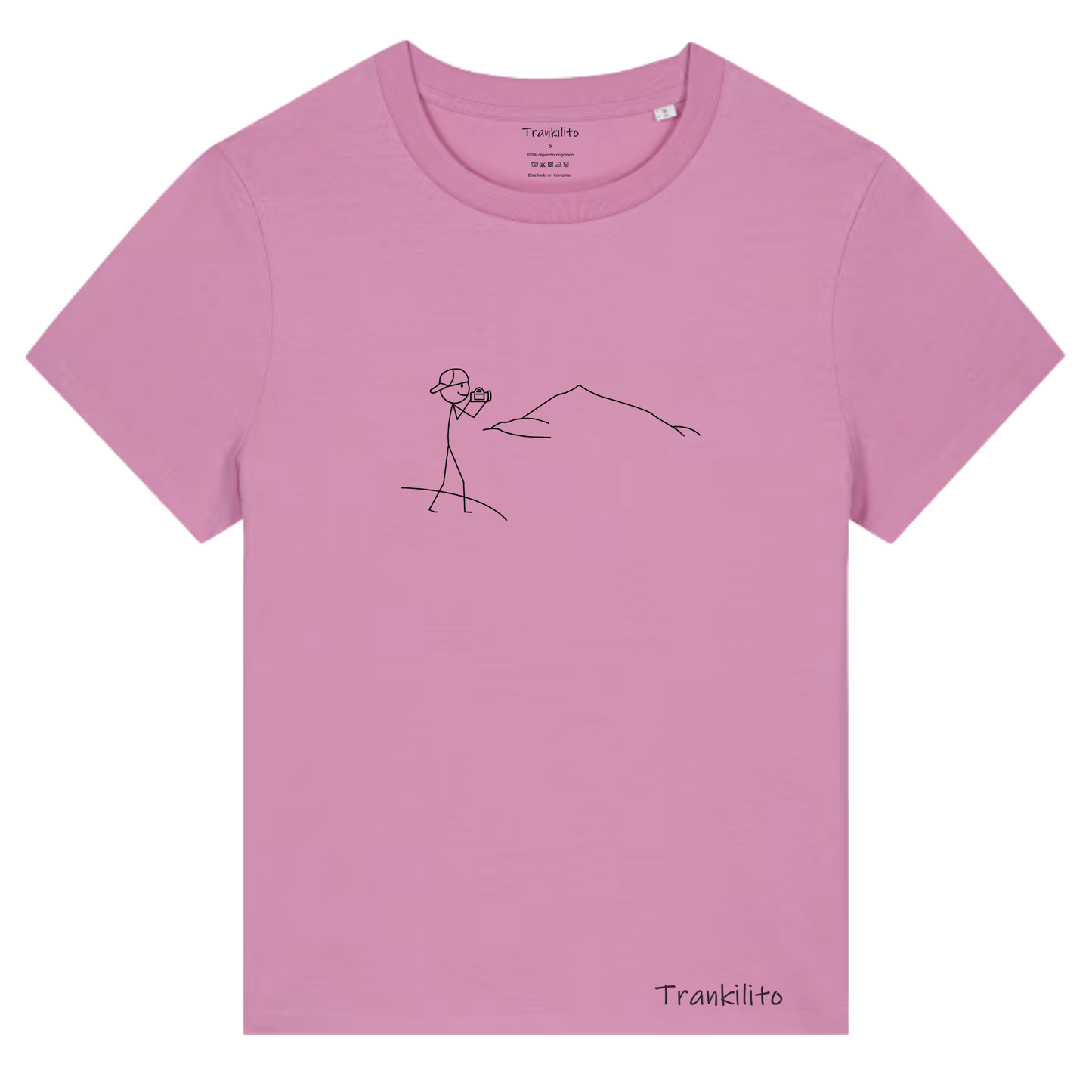 Camiseta Trankilito fotógrafo | Mujer | Orgánico