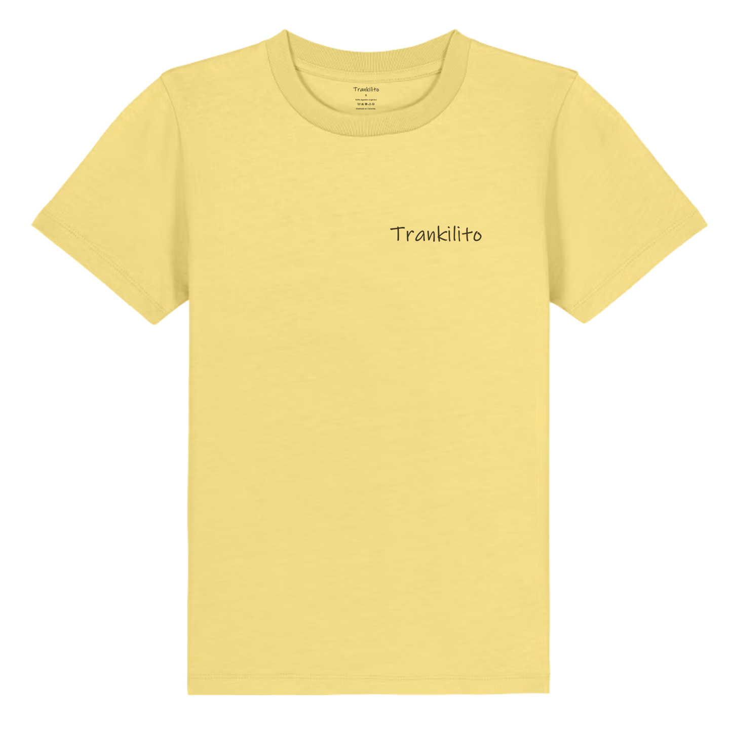 Camiseta Trankilito Logo Pequeño Negro | Niños | Orgánico