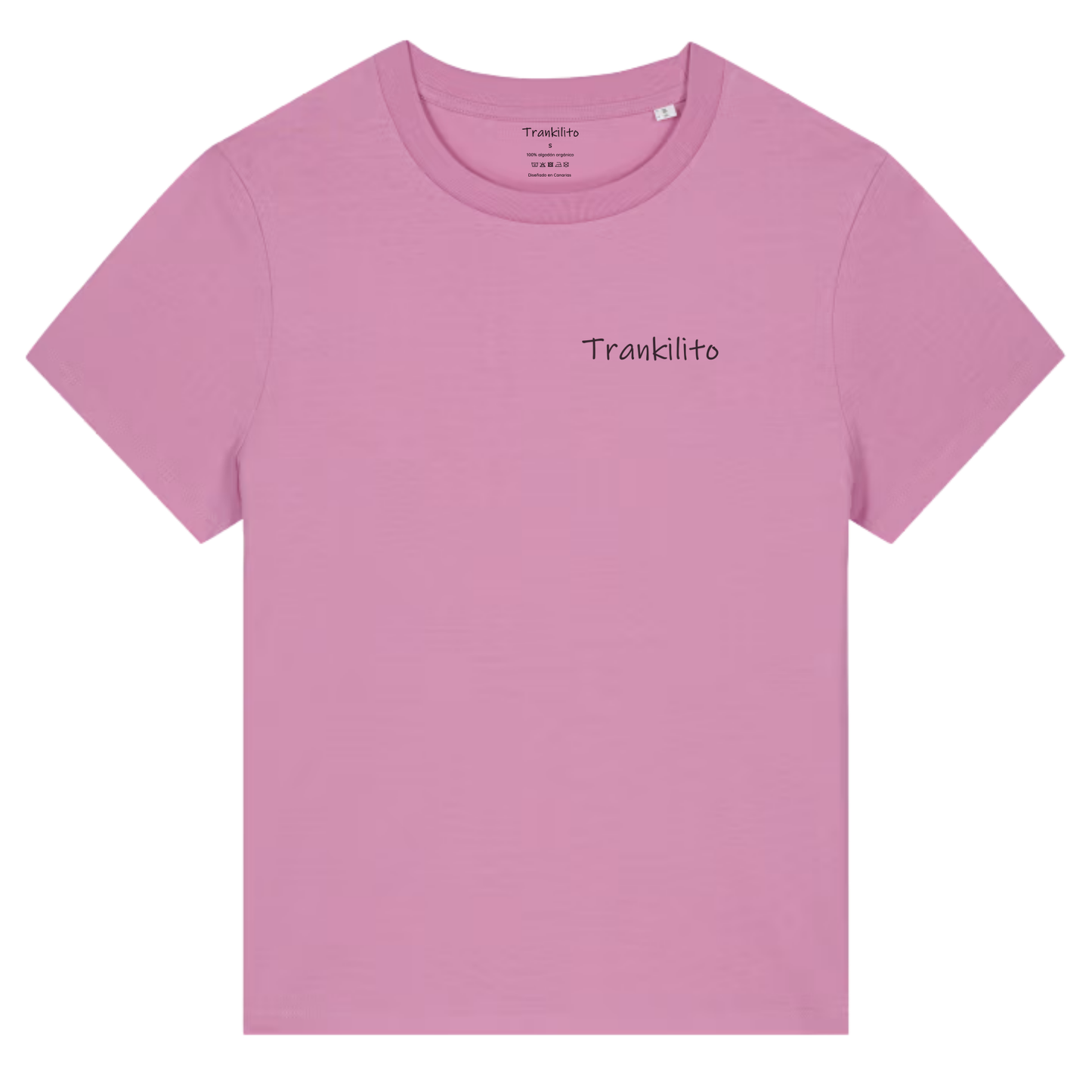 Camiseta Trankilito Logo Pequeño Negro | Mujer | Orgánico