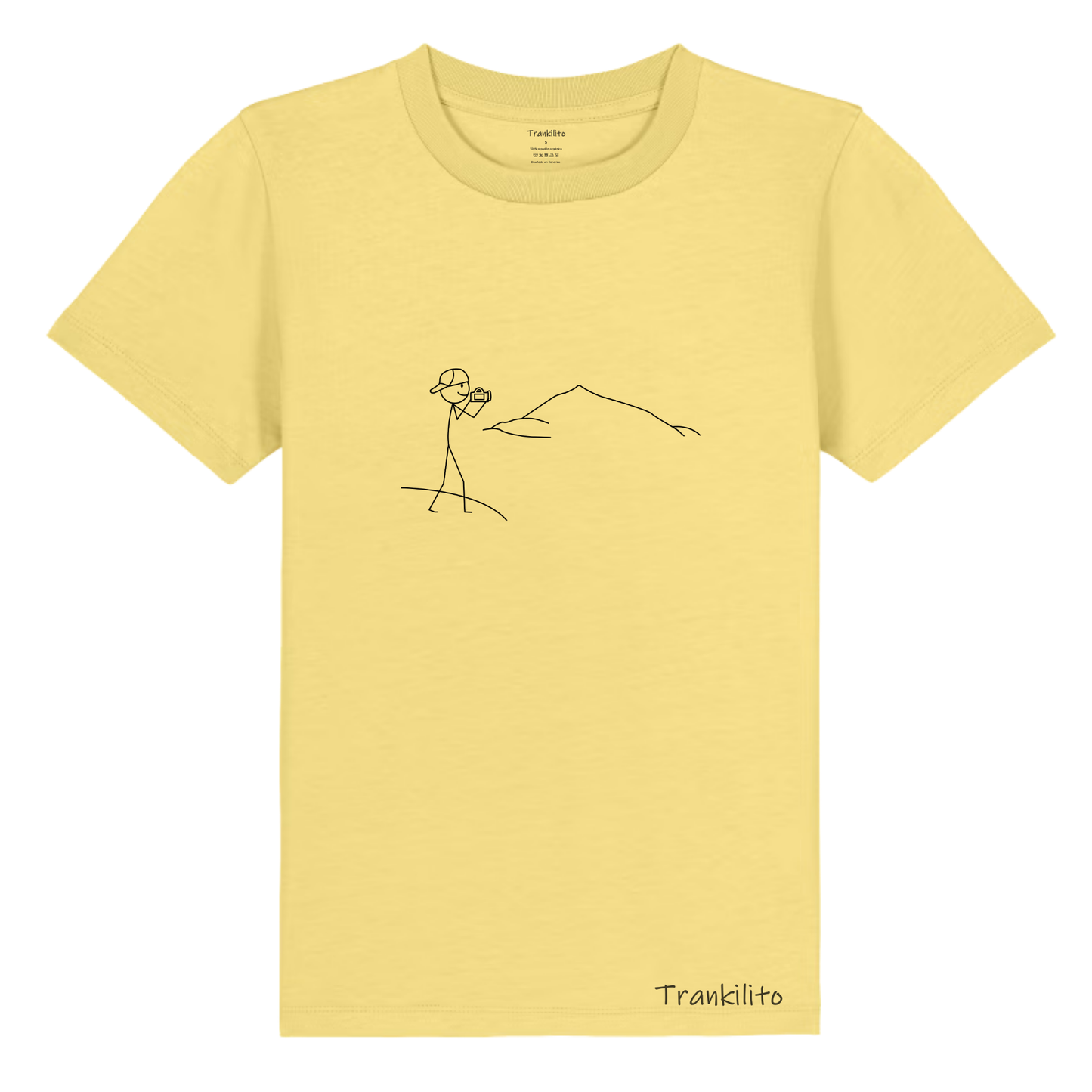 Camiseta Trankilito fotógrafo | Niños | Orgánico