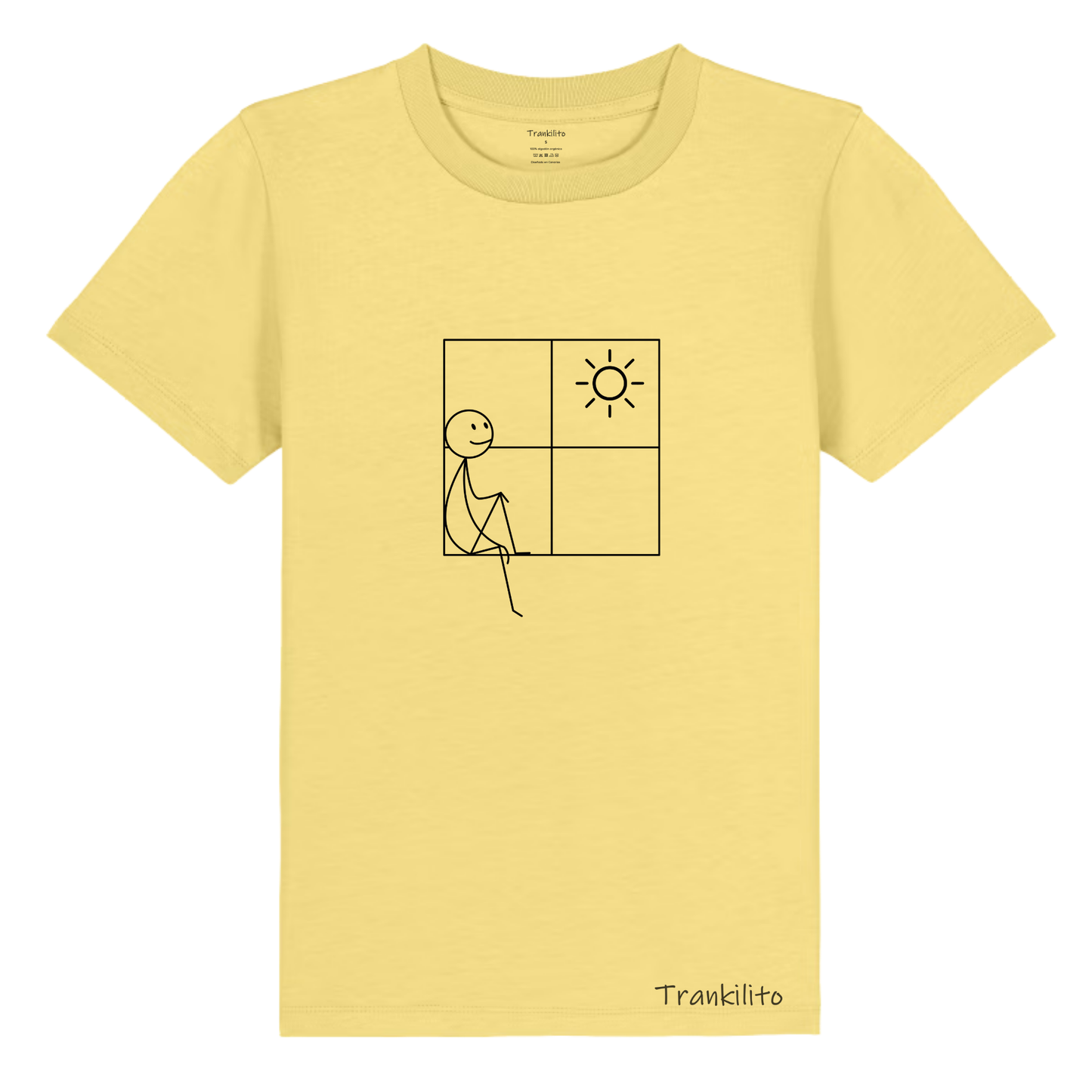 Camiseta Trankilito sentado | Niños | Orgánico