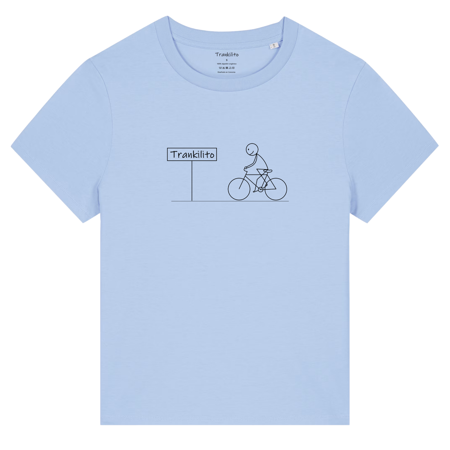 Camiseta Trankilito sobre ruedas | Mujer | Orgánico