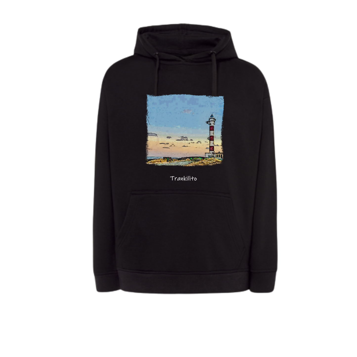 Sudadera Trankilito desde la ventana