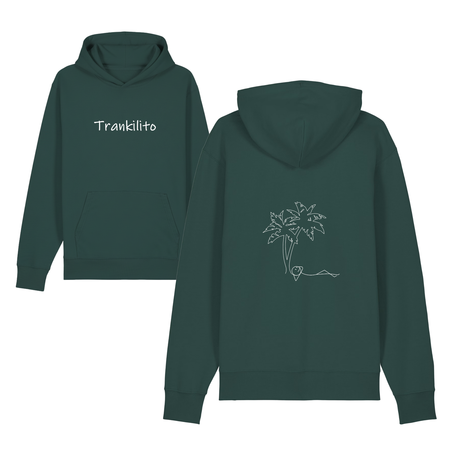 Trankilito T-shirt | Large White Logo