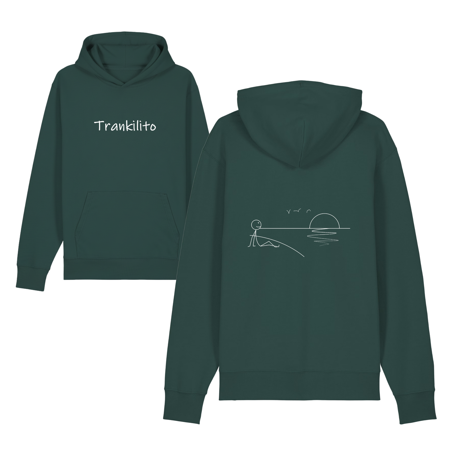 Trankilito T-shirt | Large White Logo