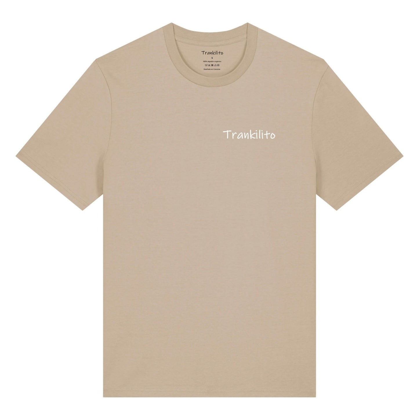 Camiseta Trankilito - Logo Pequeño Blanco | Hombre | Orgánico