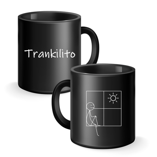Taza Trankilito sentado