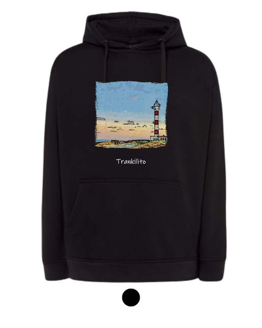 Sudadera Trankilito desde la ventana