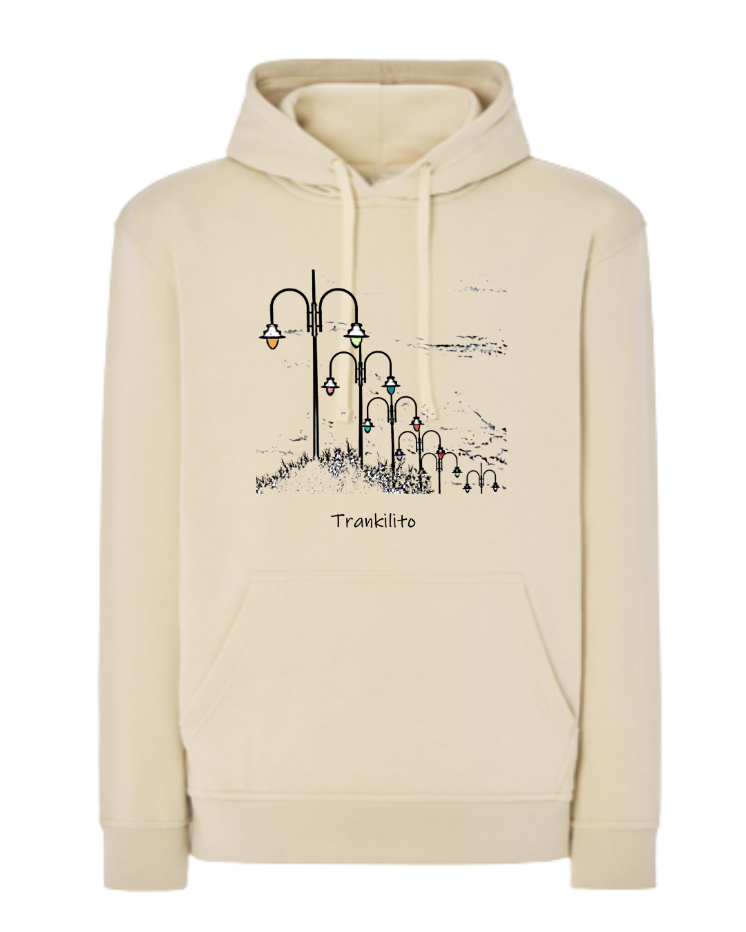 Sudadera Trankilito las farolas del paseo
