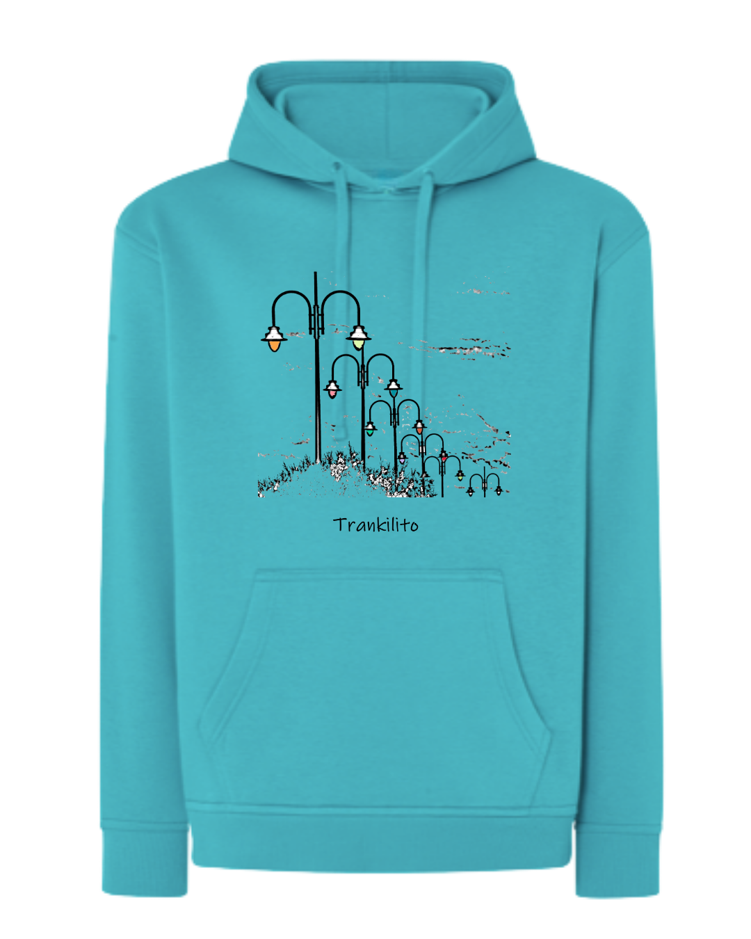Sudadera Trankilito las farolas del paseo