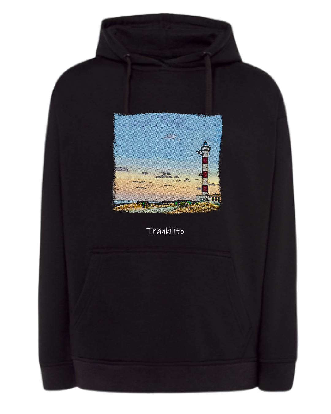 Sudadera Trankilito desde la ventana