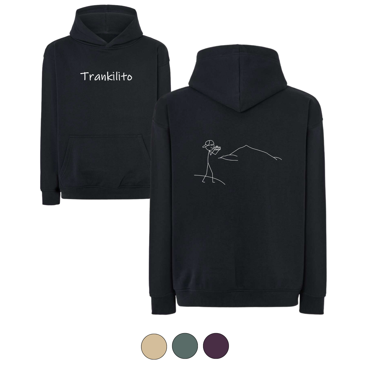 Sudadera Trankilito Fotógrafo - Oversized