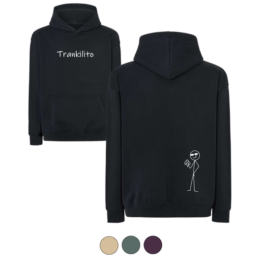 Sudadera Trankilito Auténtico - Oversized