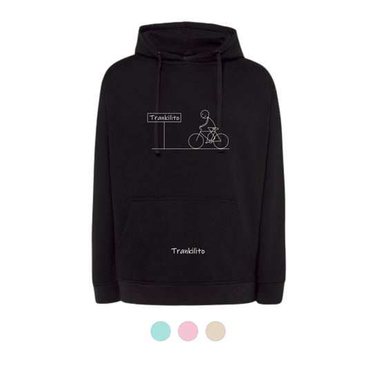 Sudadera Trankilito sobre ruedas