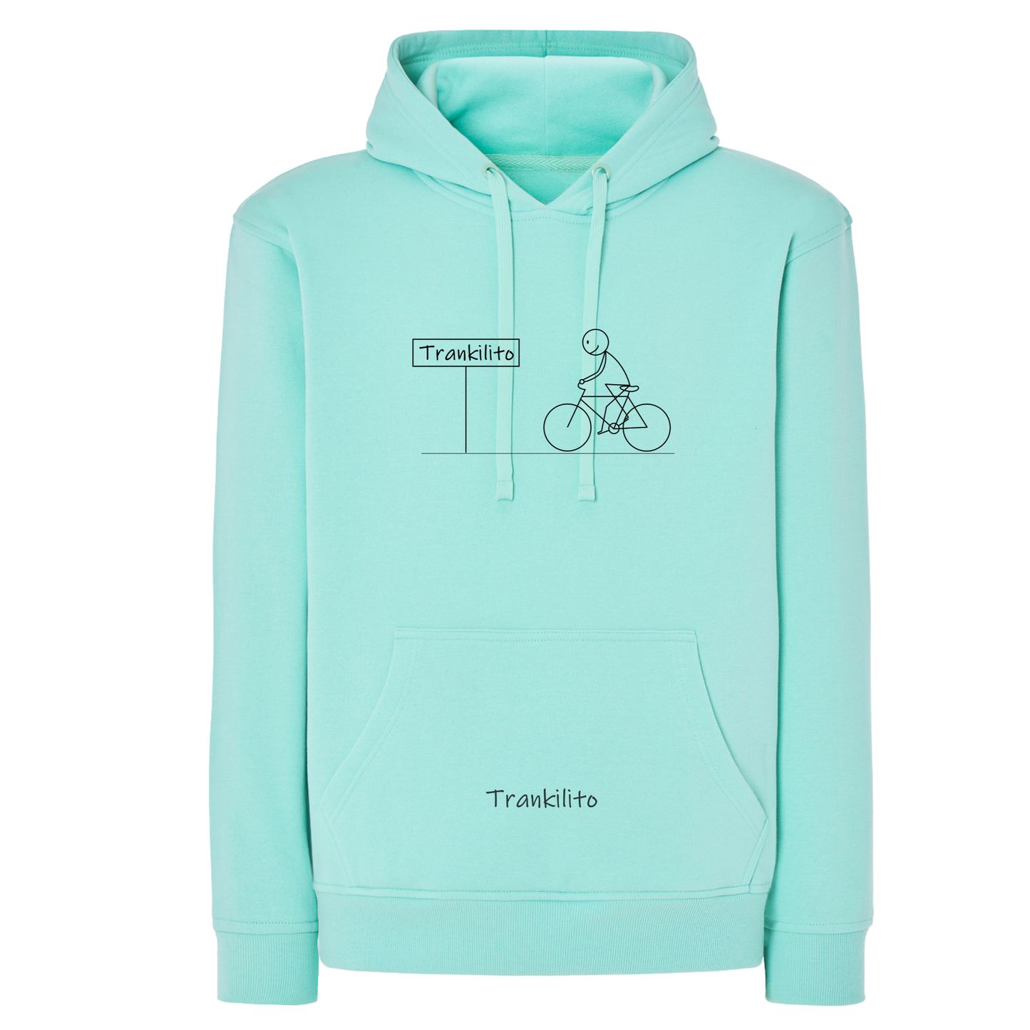 Sudadera Trankilito sobre ruedas