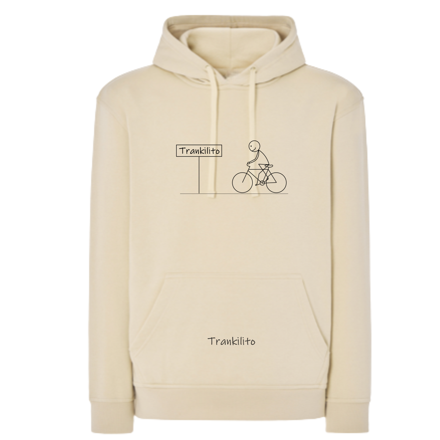 Sudadera Trankilito sobre ruedas