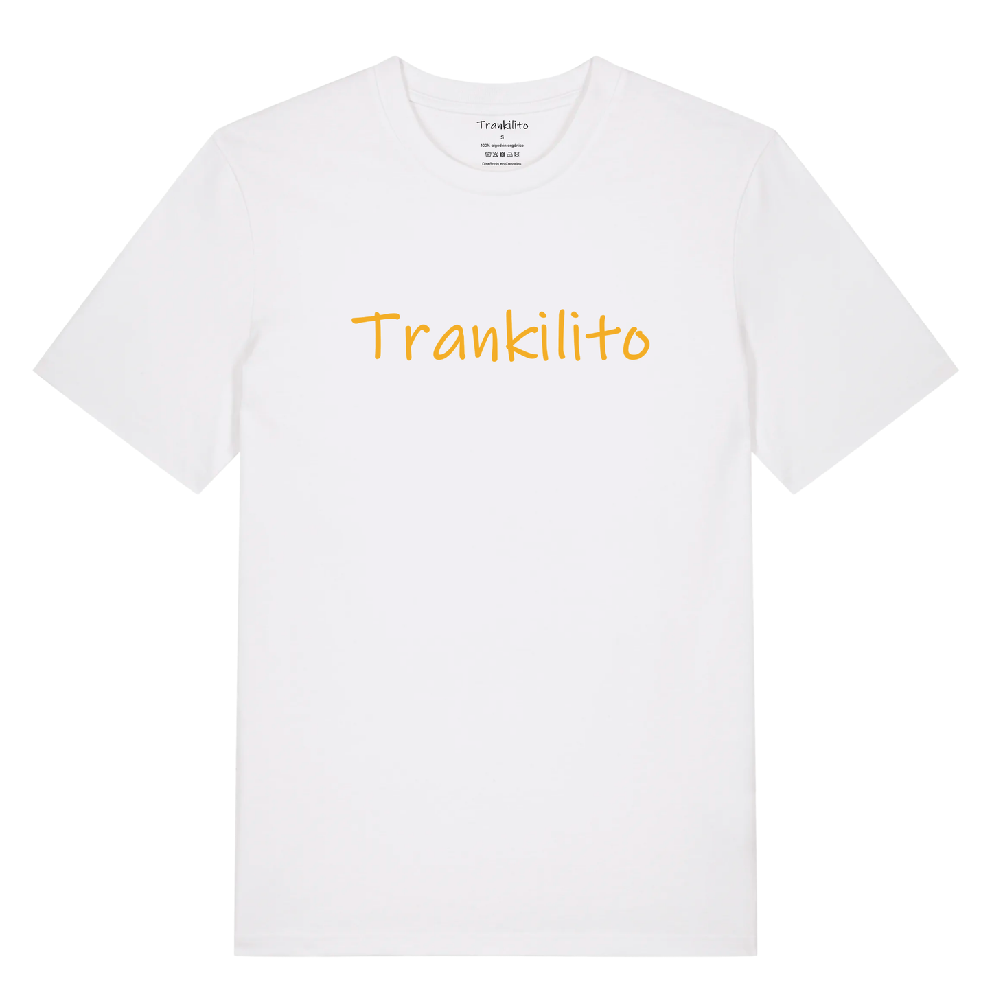 Camiseta Trankilito - Logo Grande Amarillo | Hombre