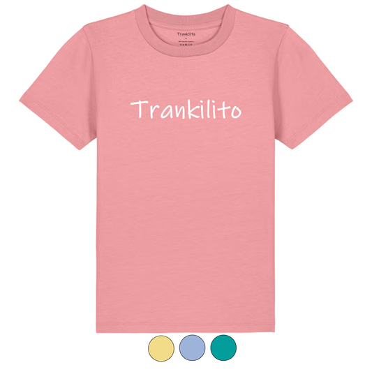 Camiseta Trankilito Logo Grande Blanco | Niños
