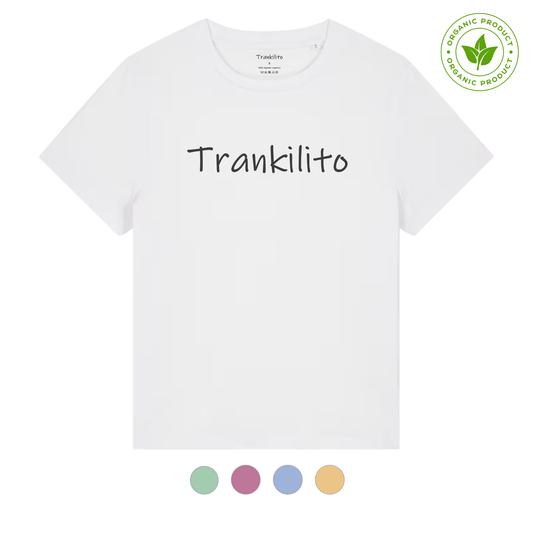 Camiseta Trankilito - Logo Grande Negro | Hombre | Orgánico