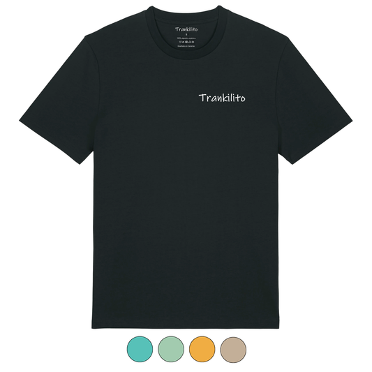 Camiseta Trankilito - Logo Pequeño Blanco | Hombre