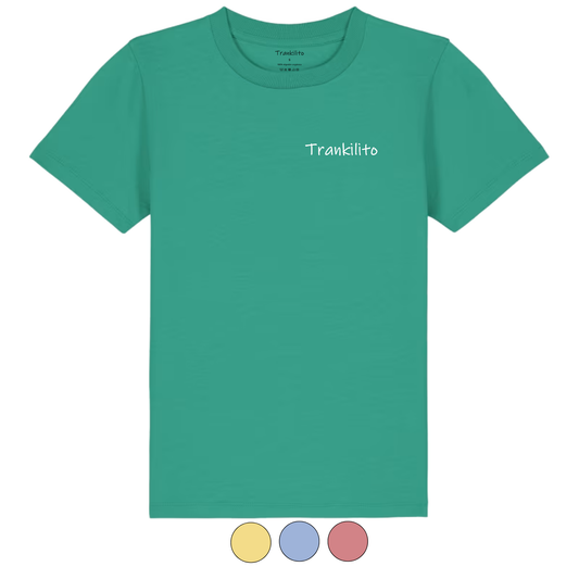 Camiseta Trankilito Logo Pequeño Blanco | Niños