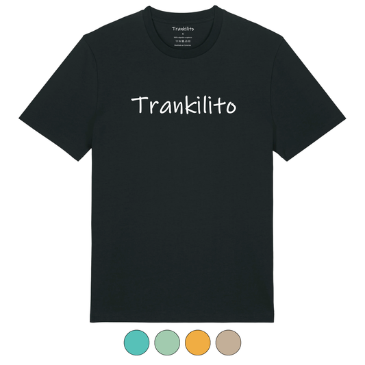 Camiseta Trankilito - Logo Grande Blanco | Hombre
