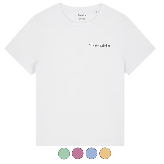 Camiseta Trankilito Logo Pequeño Negro | Mujer