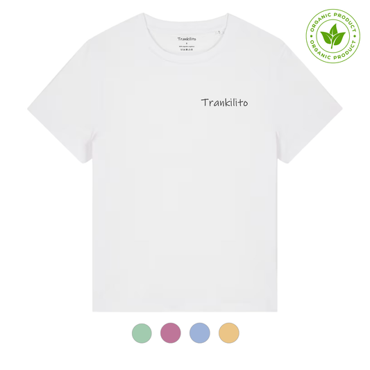 Camiseta Trankilito Logo Pequeño Negro | Mujer | Orgánico