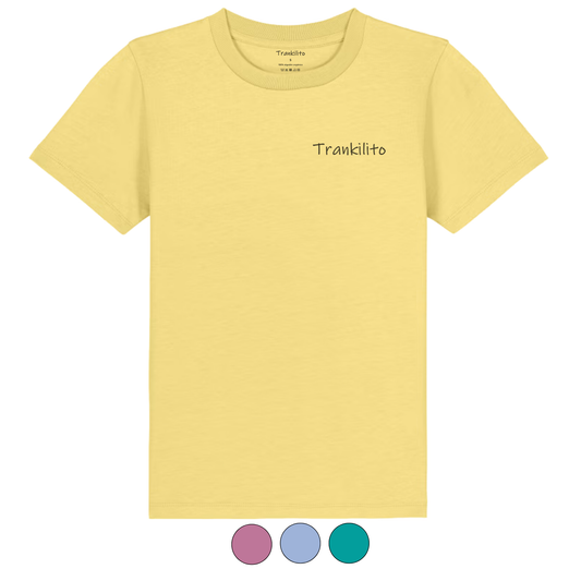 Camiseta Trankilito Logo Pequeño Negro | Niños