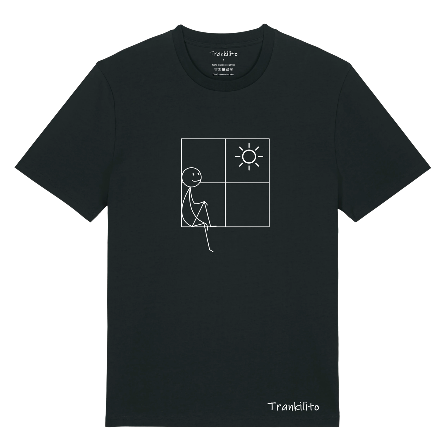 Camiseta Trankilito sentado | Hombre | Orgánico