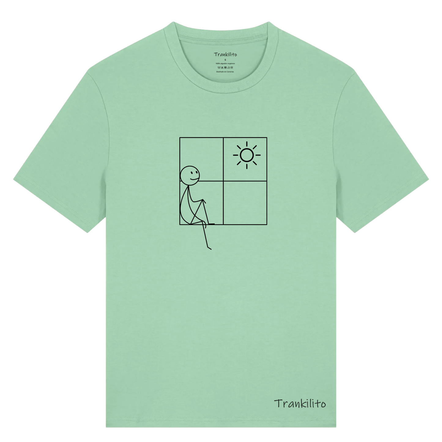 Camiseta Trankilito sentado | Hombre | Orgánico