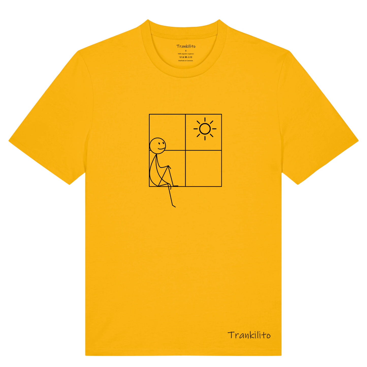 Camiseta Trankilito sentado | Hombre | Orgánico