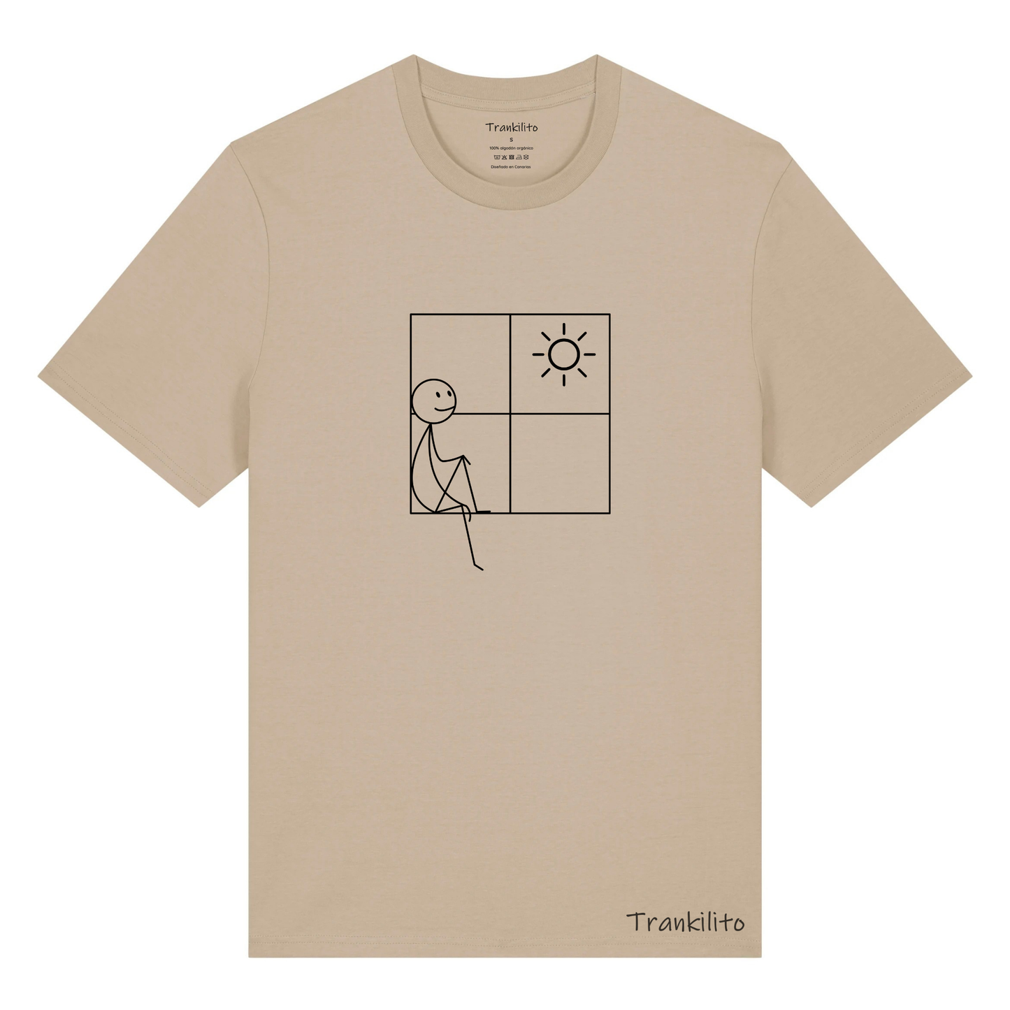 Camiseta Trankilito sentado | Hombre | Orgánico