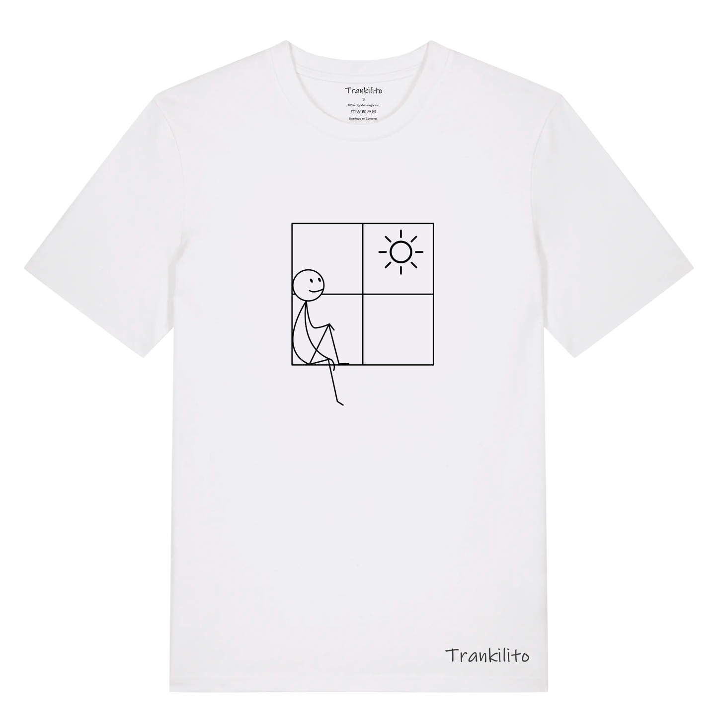 Camiseta Trankilito sentado | Hombre | Orgánico