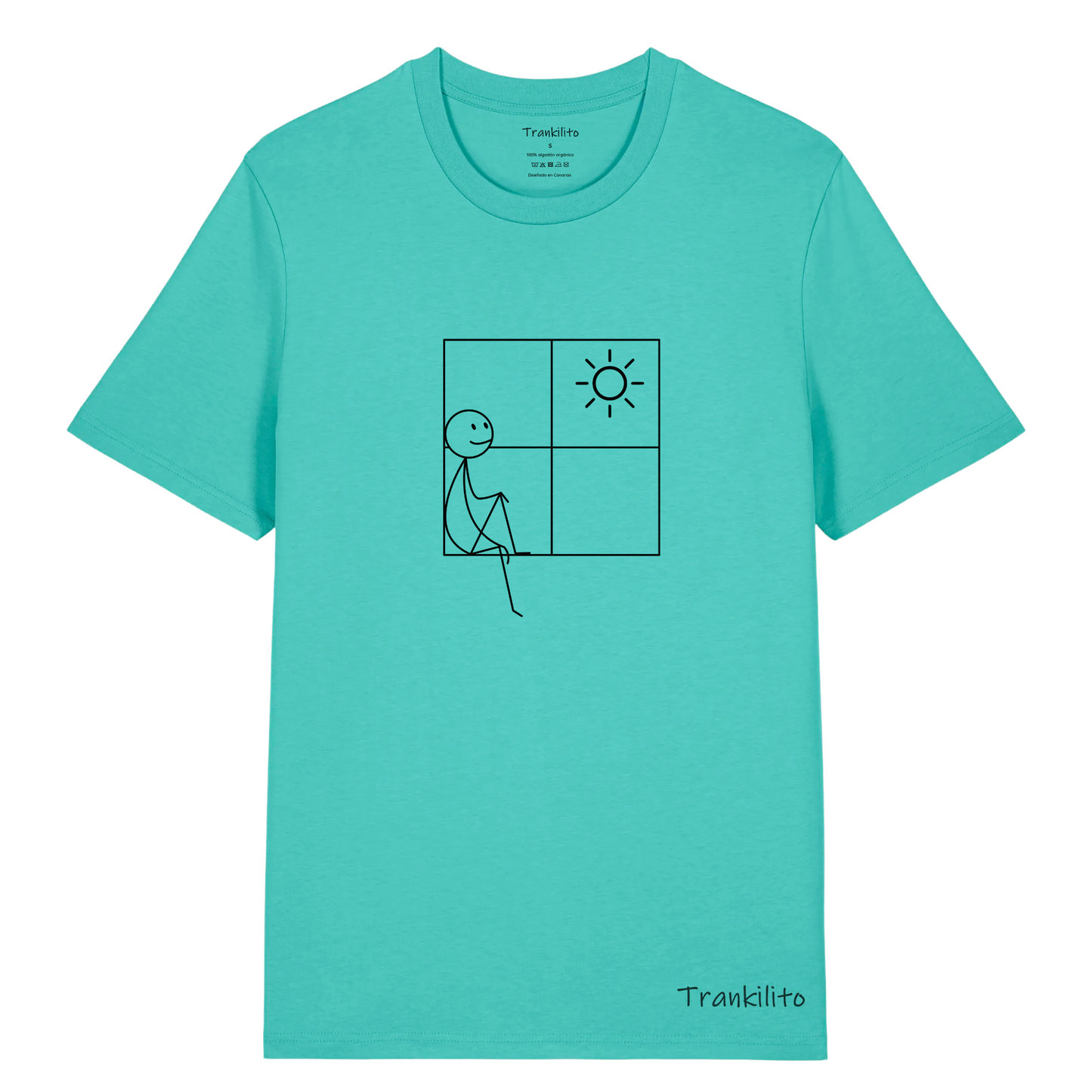 Camiseta Trankilito sentado | Hombre | Orgánico