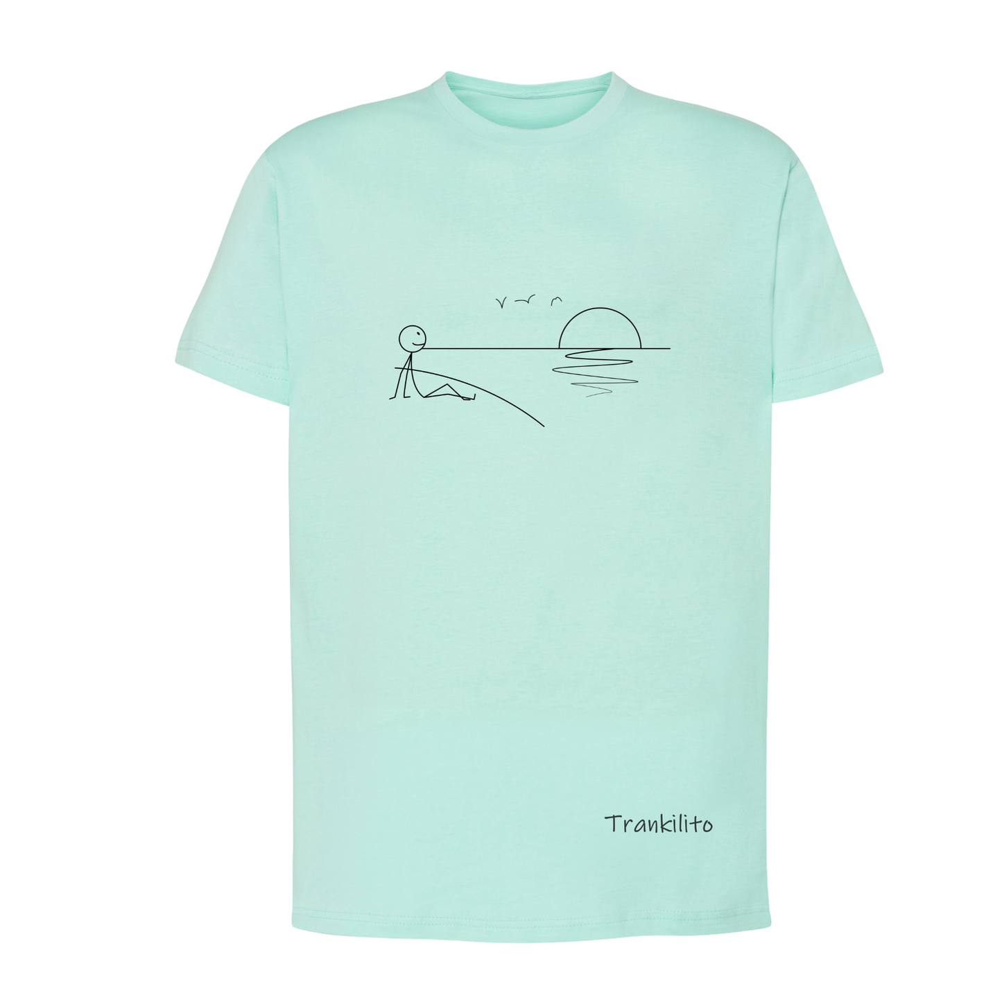 Camiseta Trankilito al atardecer