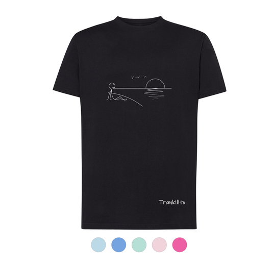 Camiseta Trankilito al atardecer