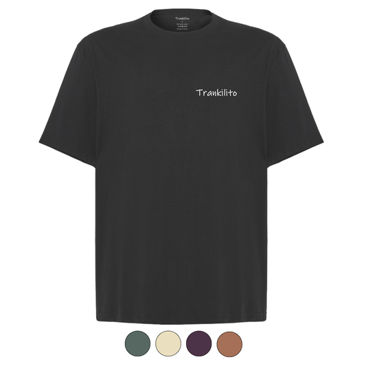 Camiseta Trankilito Oversized - Logo Pequeño