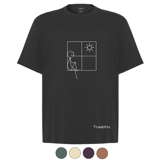 Camiseta Trankilito sentado - Oversized