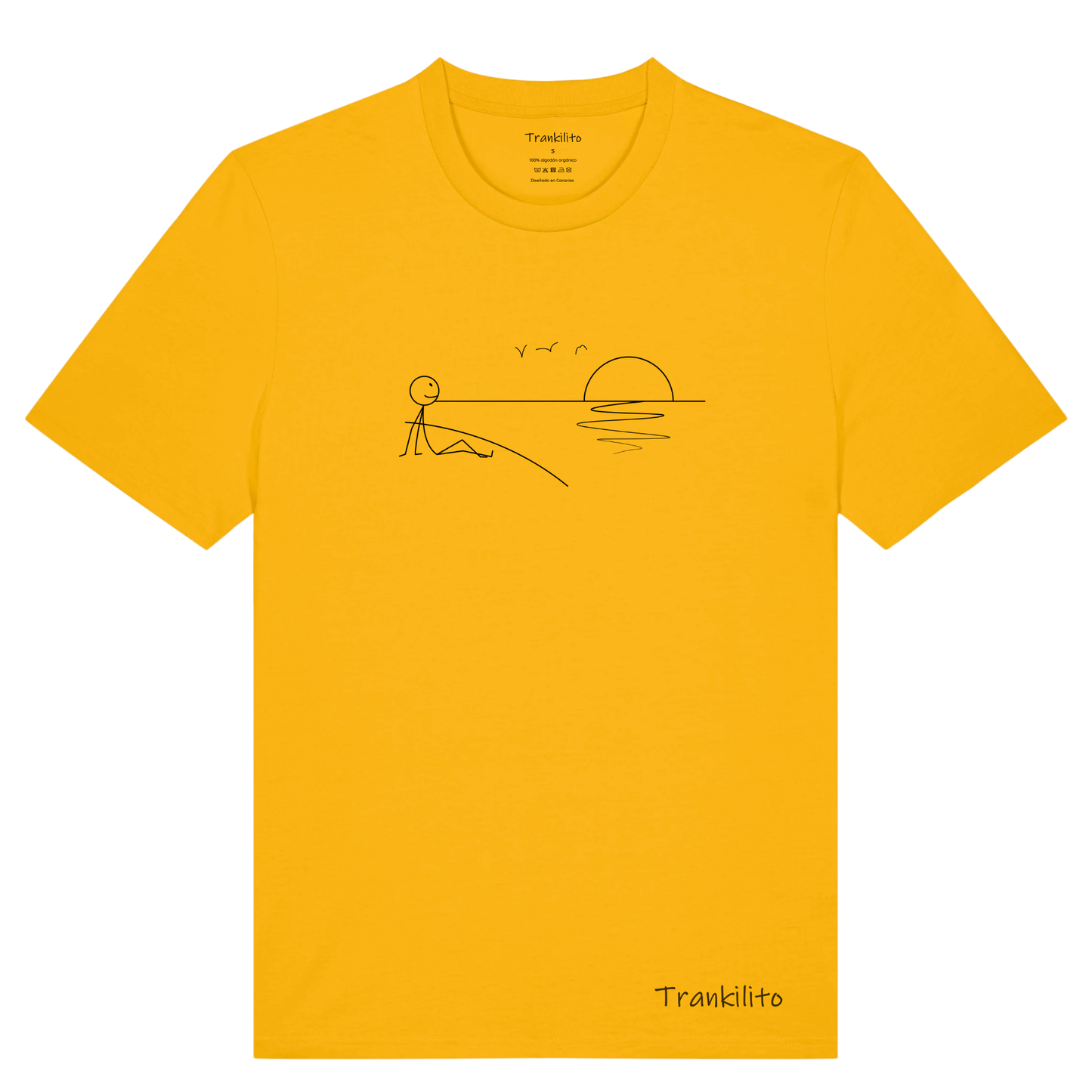 Camiseta Trankilito al atardecer | Hombre