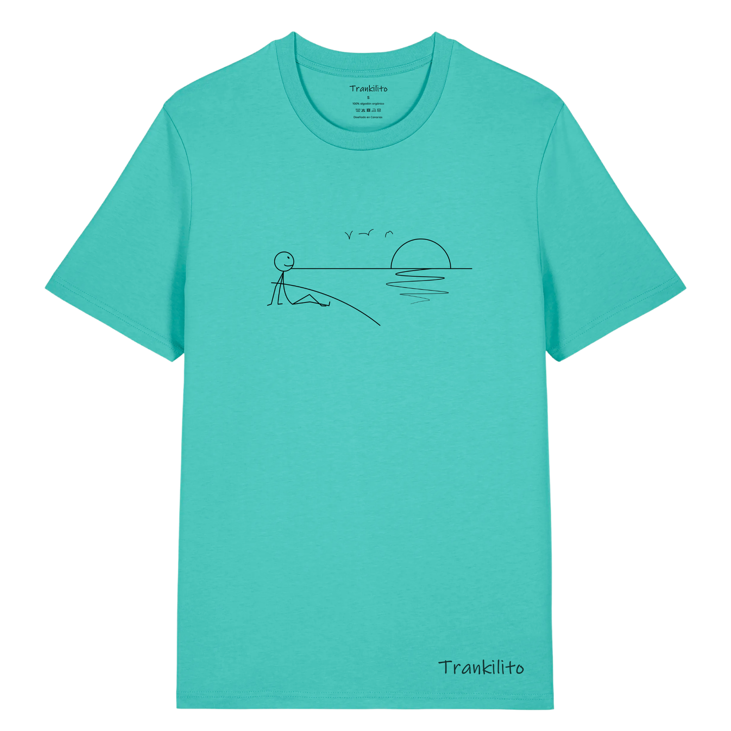 Camiseta Trankilito al atardecer | Hombre